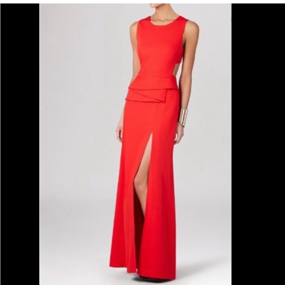 BCBG open back dresss